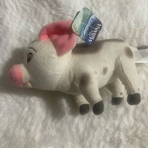 Disney Moana Pua Plush Pig - Cream, Pink & Brown